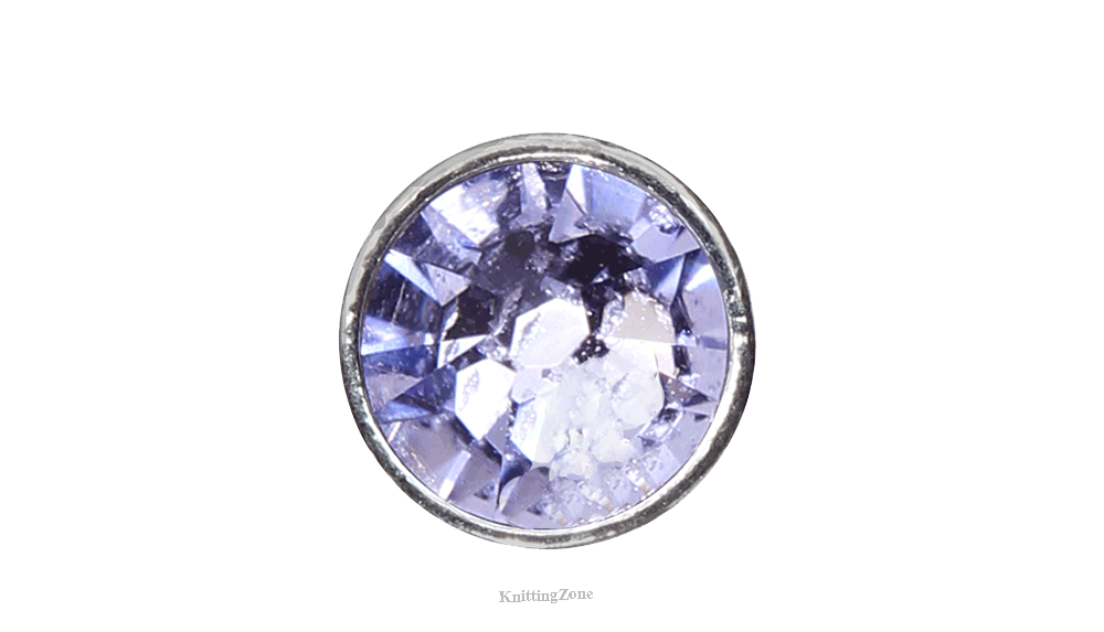 Crystaletts 3mm Button - Provence Lavender