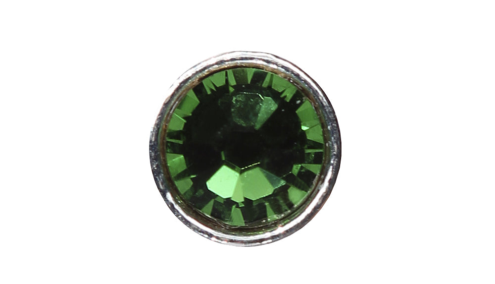 Crystaletts 3mm Button - Fern Green